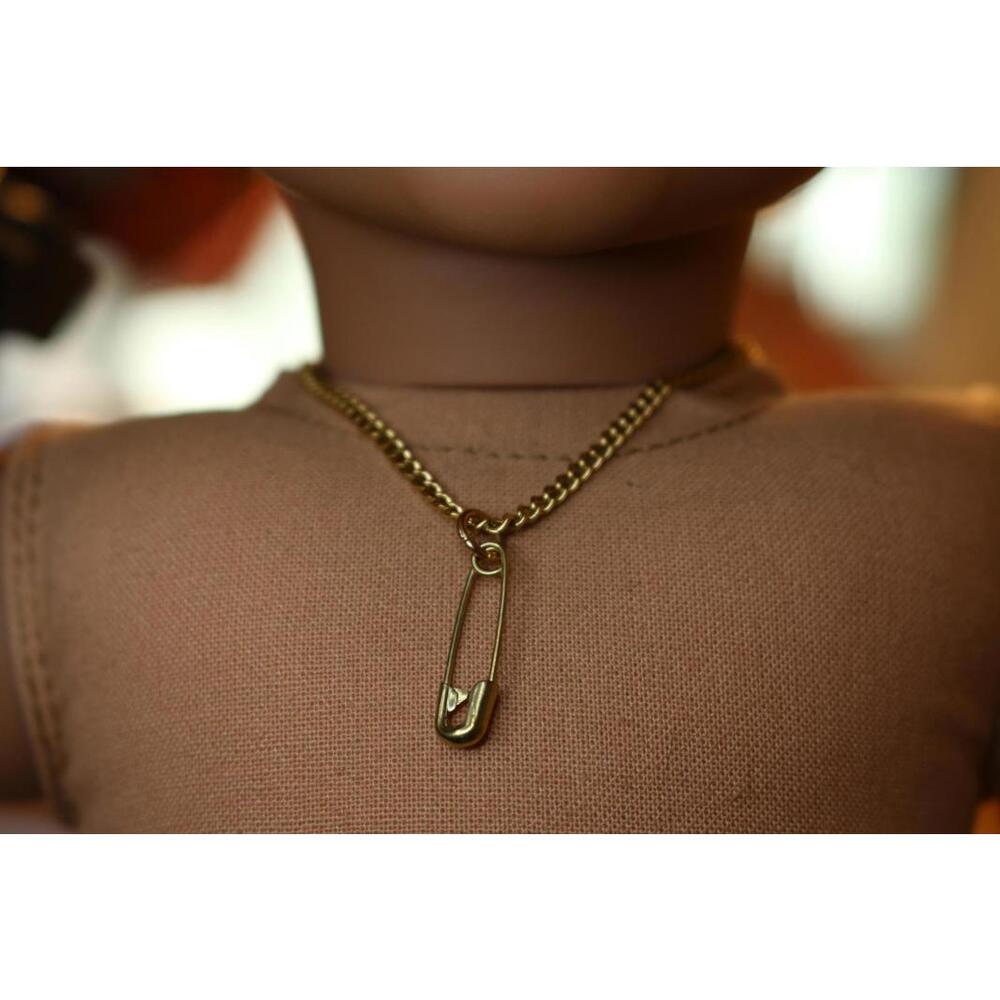 18 Inch Doll Safety Pin Necklace